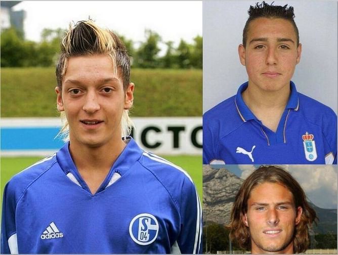 Young Ozil And Cazorla: Hairstyle mania (Image)