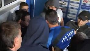 Football: Angry fans strip coach in first press conference