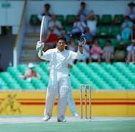 Sachin Tendulkar after his century at Perth.