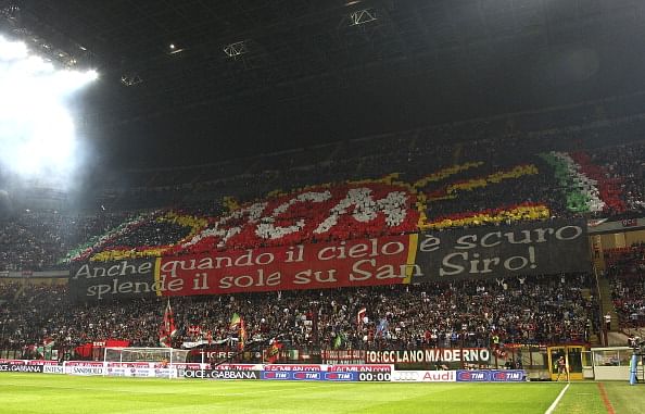 San Siro to be shut for AC Milan's game against Udinese