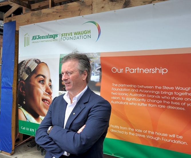 Steve Waugh launches second charity home in Australia