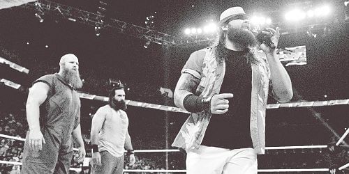Bray Wyatt leaves Saturday's WWE Live Event on crutches