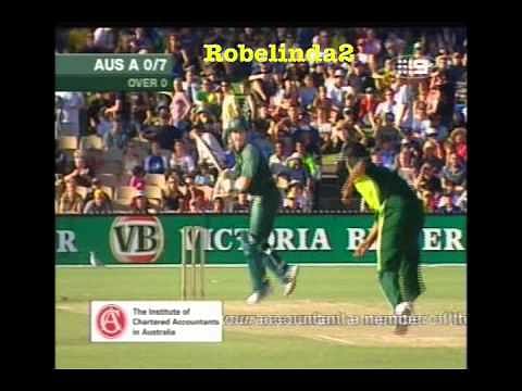 Video: Batsman plays Shoaib Akhtar from behind stumps