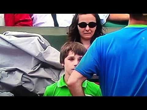 Video: Bad Mistake from tennis ball boy