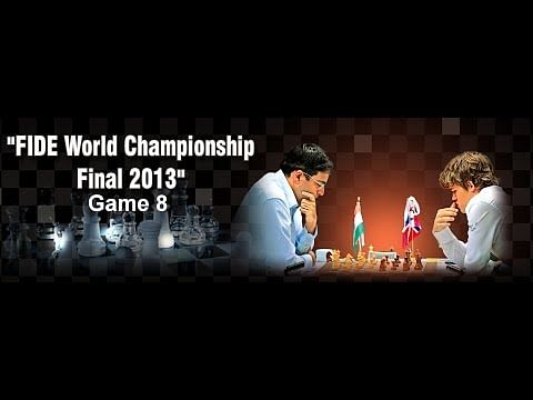 LIVE: World Chess Championship 2013 Game 8 - Viswanathan Anand vs Magnus Carlsen