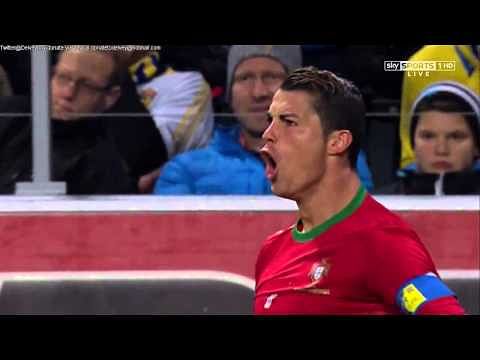 Video: Cristiano Ronaldo's mindblowing hat-trick against Sweden