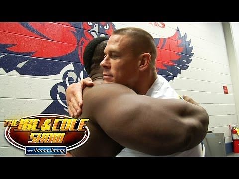 Video: John Cena hugs Big E On "JBL and Cole Show"
