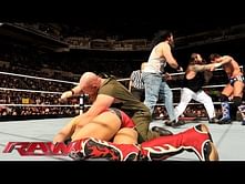Video: CM Punk & Daniel Bryan vs. The Wyatt Family - Monday Night RAW