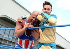 INC Caption Contest: Kurt Angle and Pop Star battle in the ring at 1D Day