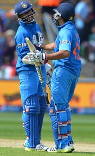 Shikhar Dhawan and Rohit Sharma