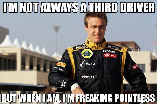 The difficult life of a third driver in Formula 1