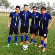 Mumbai FC's Afghan quartet: From left - Amiri, Hatifie, Ahmadi and Barakzai