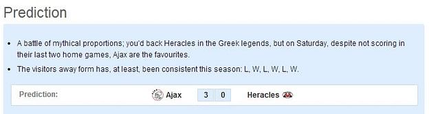 Ajax-Heracles Statistical Preview