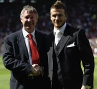Ferguson with David Beckham