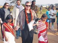 Yuwa girls meet US Ambassador Nancy Powell