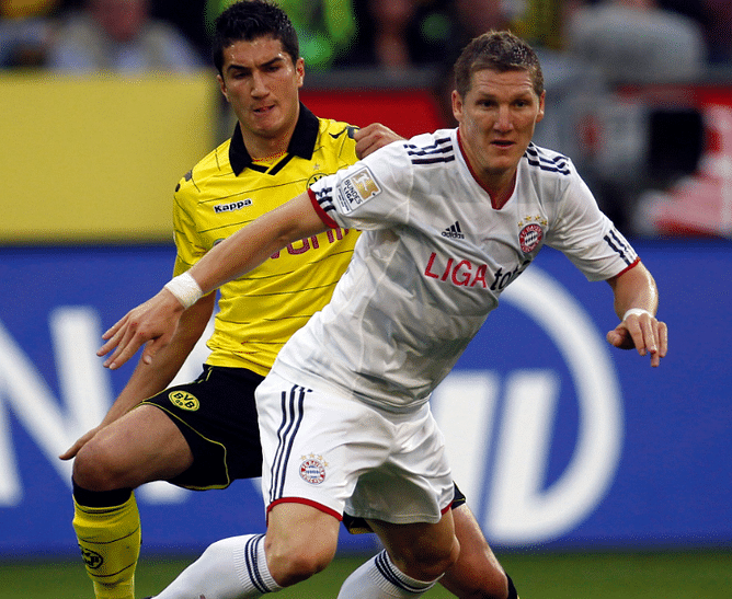 Sahin v Schweini:Battle of the midfield metronomes will decide Dortmund – Bayern