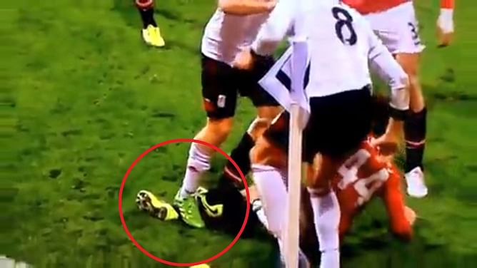 Sascha Riether slapped with violent conduct charge for stamping Adnan Januzaj