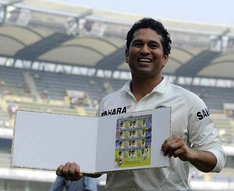 Kapil Sibal unveils special edition Sachin Tendulkar stamps