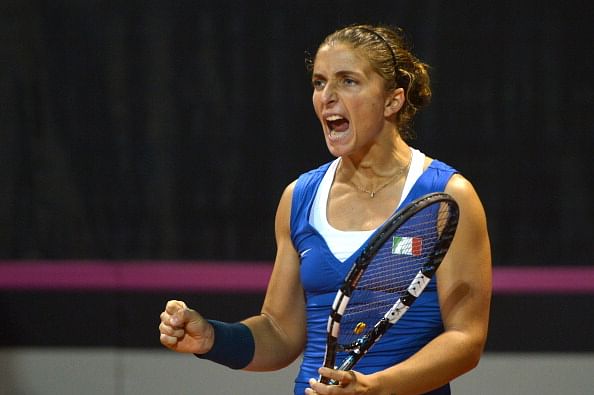 Italy lead Russia 2-0 in Fed Cup final