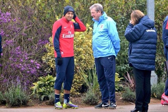 Picture: Arsenal star Theo Walcott returns from injury