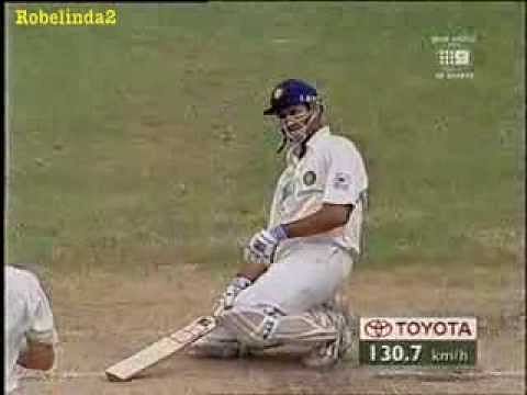 Video: VVS Laxman smashes Glenn McGrath for a boundary after getting hit on the head