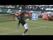 Video: Gael Monfils's outrageous shot makes you wonder if he's an alien