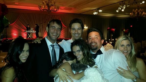 Photo: CM Punk and AJ Lee attend MLB star's wedding