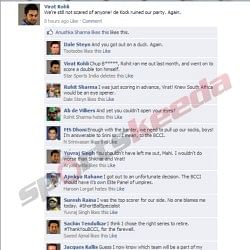 FB Wall: War of Words after India lose Durban ODI
