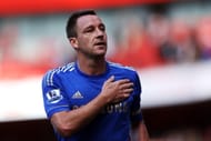 LONDON, ENGLAND - SEPTEMBER 29: Chelsea's John Terry acknowledges the fans after Chelsea defeats Arsenal at the Barclays Premier League match between Arsenal and Chelsea at Emirates Stadium on September 29, 2012 in London, England. (Photo by Richard Heathcote/Getty Images)