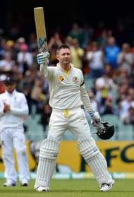 Clarke has hammered the English bowling in both the tests