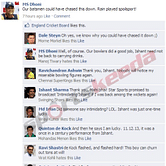 Fake FB Wall: MS Dhoni blames rain for ODI series whitewash