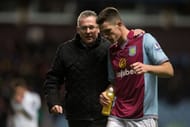 BIRMINGHAM, ENGLAND - DECEMBER 28 : Paul Lambert manager of Aston Villa talks to his players during the Barclays Premier League match between Aston Villa and Swansea at Villa Park on December 28, 2013 in Birmingham, England. (Photo by Neville Williams/Aston Villa FC via Getty Images)