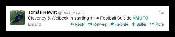 Cleverley and Welbeck slated on Twitter as United drop points at Spurs