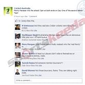 Fake FB Wall: Australia trolled on Day One of second Ashes Test