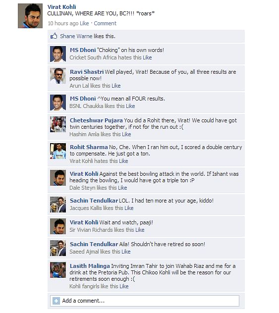 FB Wall: Virat Kohli silences critics with ton at Wanderers