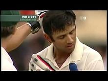 Video: Brett Lee hits Rahul Dravid