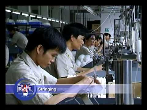 Video: Production of shuttlecocks