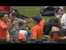 Video: Spectator in New Zealand takes the most expensive catch of all time