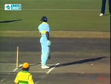 Video: Hit-wicket goes unnoticed