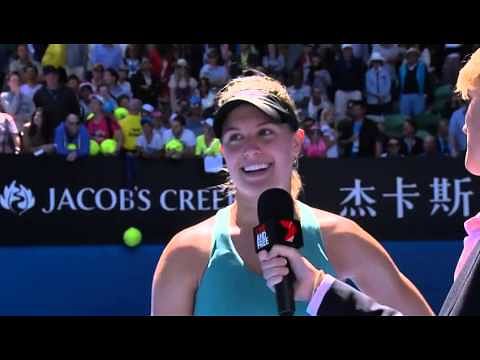 Video: Eugenie Bouchard says she'd like to go on a date with Justin Bieber