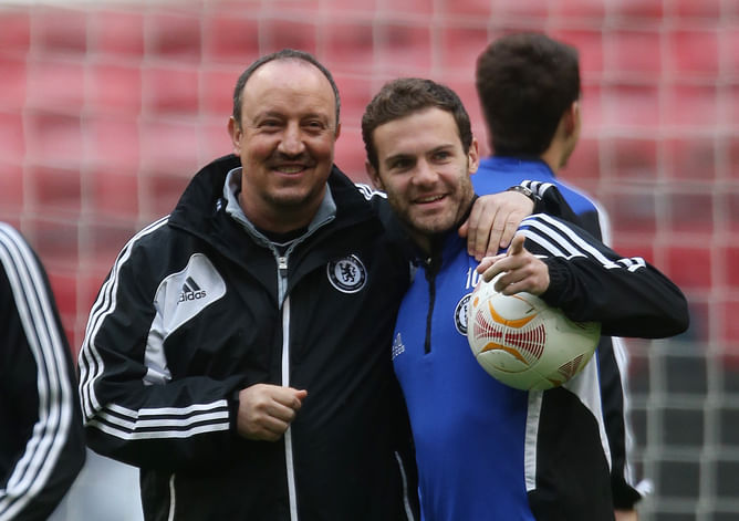 It’s “very difficult” to sign Chelsea's Juan Mata: Napoli manager Rafa Benitez