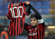 Kaka scores 100th goal for AC Milan