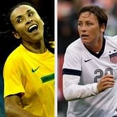 FIFA Ballon d'Or 2013 women's finalists - Marta da Silva, Abby Wambach and Nadine Angerer