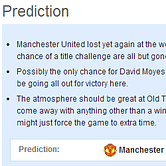 Statistical Preview: Manchester United v Sunderland