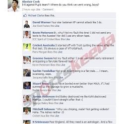 Fake FB Wall: Cook reviews Ashes whitewash; England get trolled