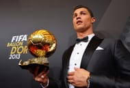 FIFA Ballon d'Or winner Cristiano Ronaldo of Portugal and Real Madrid