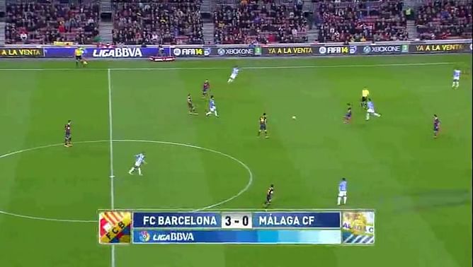 Video: Barcelona 3–0 Malaga