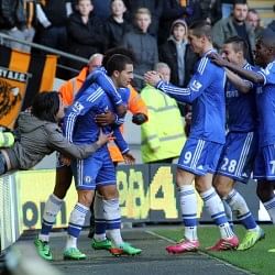 EPL Round-up: Chelsea on top, Adam Johnson scores a hat trick, Manchester United win