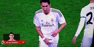 Real Madrid: Di Maria’s groin grab controversy