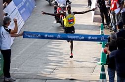 Kenya's Ruto, Ethiopian Mekash win Mumbai Marathon
